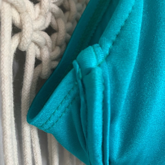 Vintage Sunsets Teal Underwire Bikini Bra Top - Picture 9 of 14